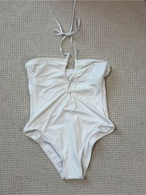 Banana Republic White One-Piece Swimwear